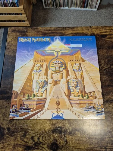 Iron Maiden - Powerslave - EMI - POWER1 - 1st Press - Stereo - UK - 1984 - VG+