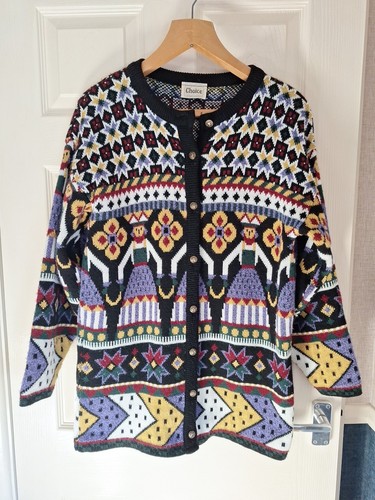 Vintage schwedische Damen Design Strickjacke Made in England Auswahl Gr.M