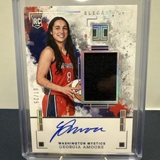 2025 Panini Impeccable WNBA - Elégance Jersey Autographs Georgia Amoore 7/25 RC