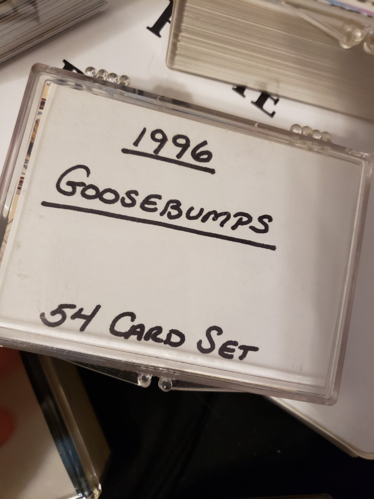 1996 Goosebumps Complete 54 Card Base Set