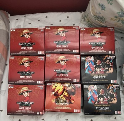 EMPTY One Piece Booster Box Op13, Op-09, PRB-02 EMPTY BOXES ONLY