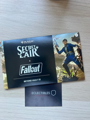 Magic The Gathering Secret Lair x Fallout: Beyond Vault 33