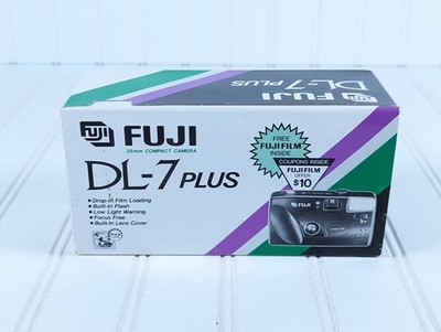 Fuji DL-7 Plus 35mm Point & Shoot Film Camera Compact New Old Stock Free Ship