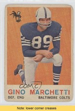 1959 Topps Gino Marchetti #109 HOF READ 9av