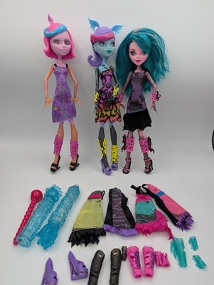 Monster High Create a Monster Color Me Creepy Sea Monster Werewolf Pink Girl Lot