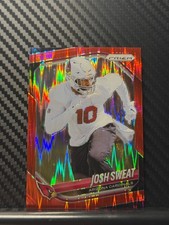 2025 Prizm Josh Sweat Red Shock #4 Color Match Cards