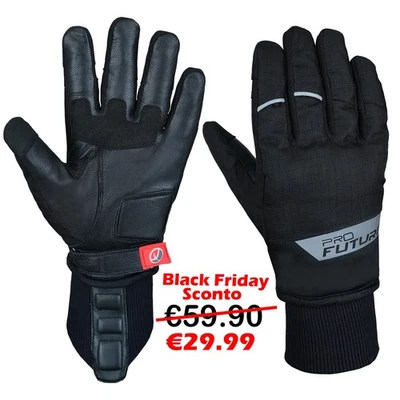 PROFUTURE Guanti Invernali Moto Scooter Touring Impermeabili Termico Imbottiti Protettivi