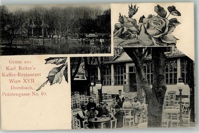 13567119 - Vienna Cafe Gasthaus Reiter Dornbach Pointengasse 40 Hernals 1909