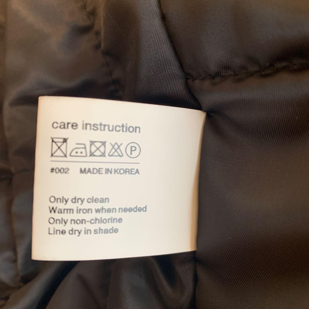 FACADE PATTERN Black Leather Oversized Blouson wi… - image 8