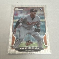 Topps 2013 Bowman Manny Machado Baltimore Orioles Rookie Card #215 MLB Baseball. rookie card picture