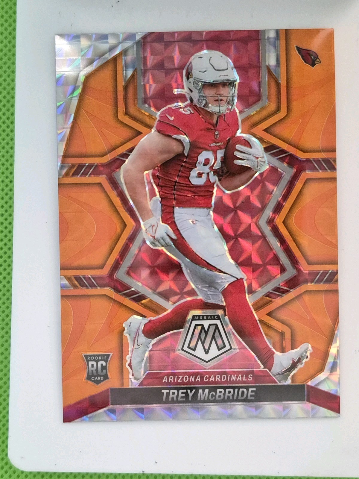 Trey McBride Panini Mosaic #331 Reactive Orange