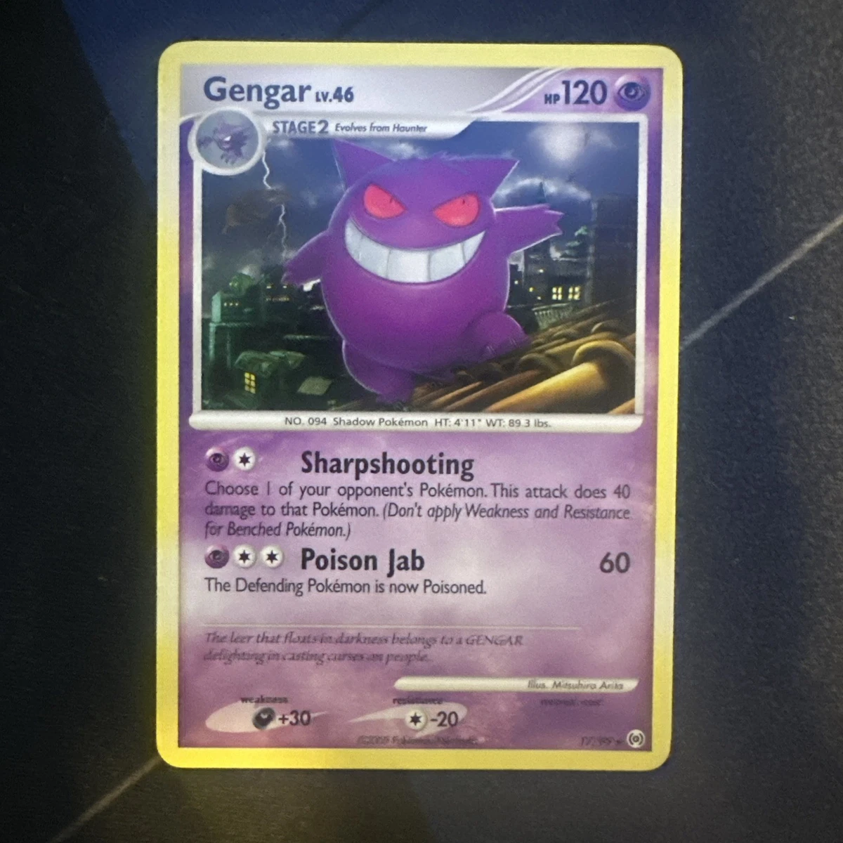 Gengar Pokémon TCG Arceus Rare Individual Collectible Card Game