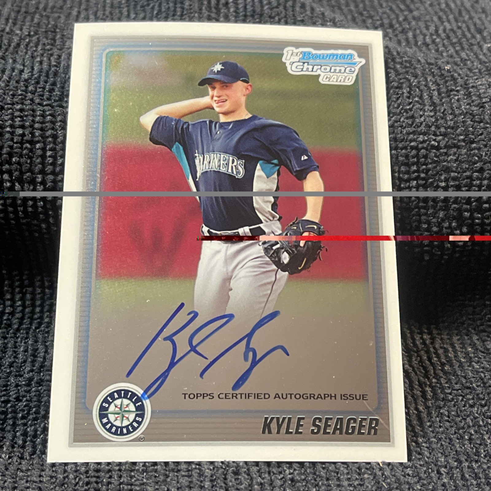2010 Bowman Chrome Kyle Seager BCP195 Prospect Autograph Auto Seattle Mariners