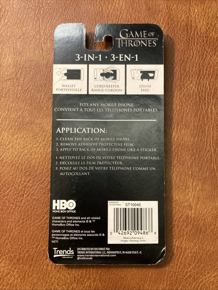 Carteira móvel Game of Thrones 3 em 1 - Imagem 2 de 2