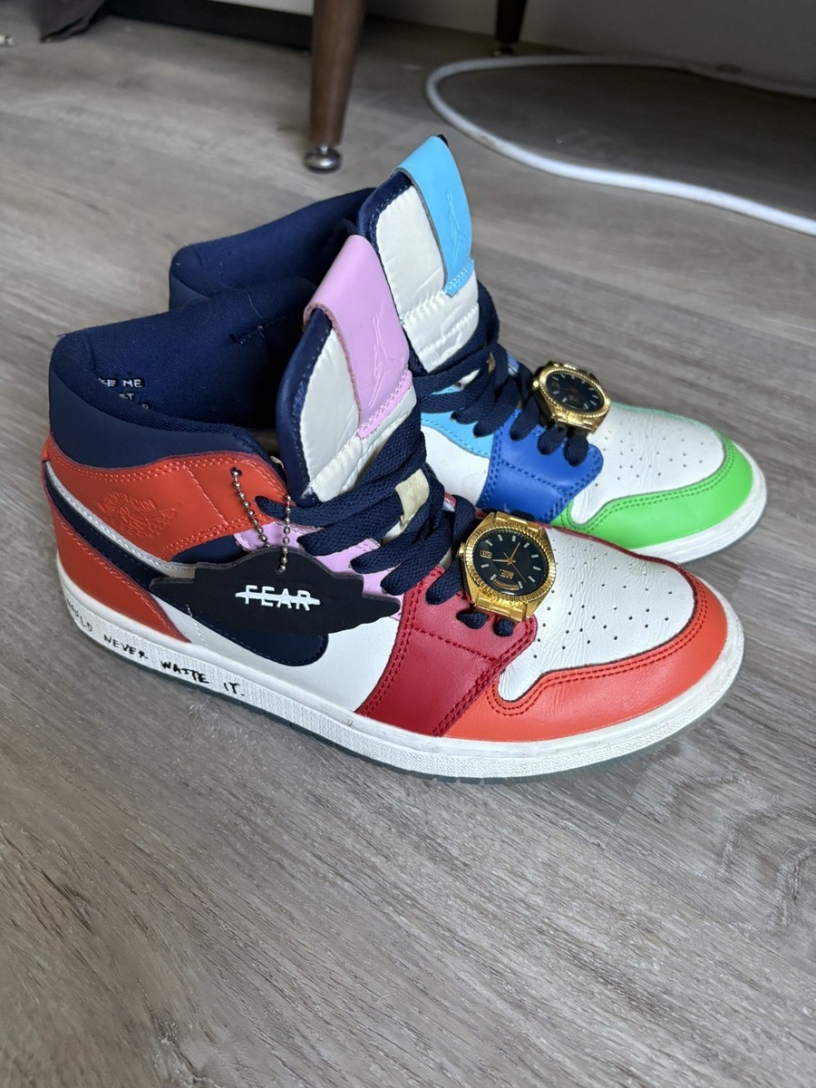 Nike Air Jordan 1 Mid x Melody Ehsani Fearless Multicolor Size 7W