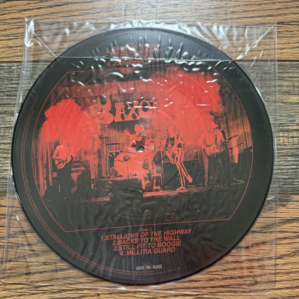 Saxon Self-Titled LP 2005 Picture Disc Back On Black BOBV009PD NM Ltd 2000 - Image 2 of 4