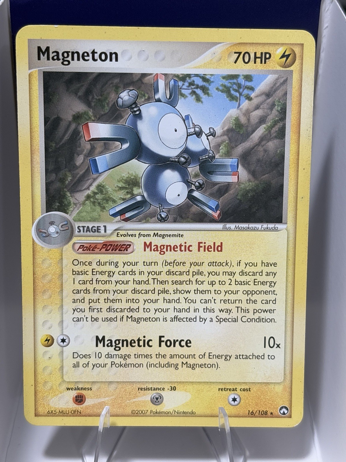 Magneton 16/108 EX Power Keepers Pokemon NM