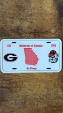 Vintage University Of Georgia Bulldogs Logo - Die Cut Vinyl Sticker/Decal