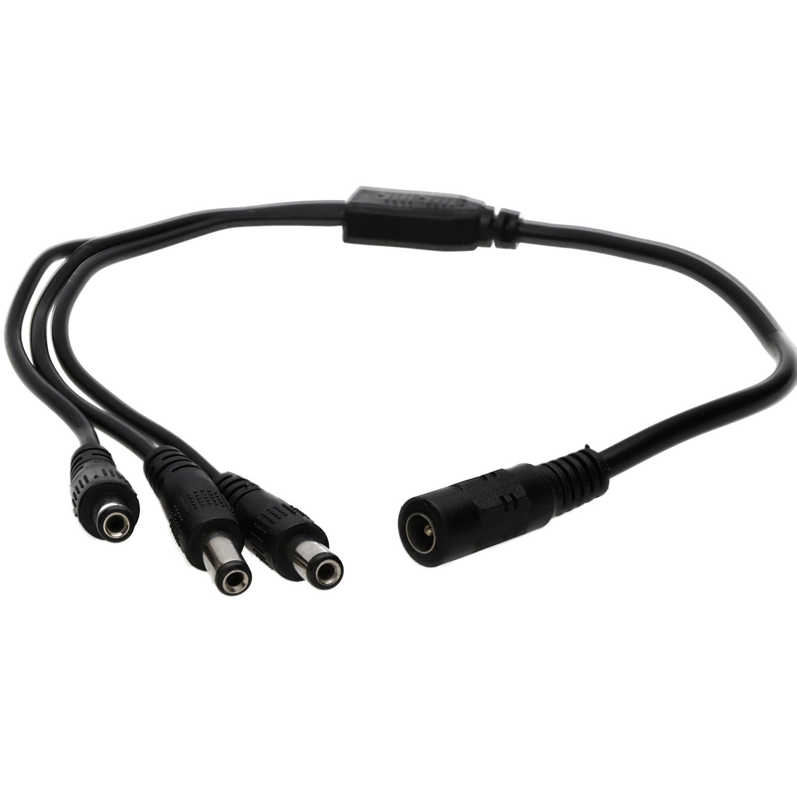 DC Power Splitter 3 way Adapter 2.1mm CCTV 12V PSU to 3 LED/Camera Cable