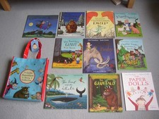 BNWT The Julia Donaldson Story Collection 10 books+PVC bag Gruffalo rrp £69.90