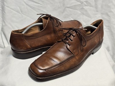 Lloyd Of Germany Classic Leather Square Toe Oxford Shoes Sz 9.5 Brown 