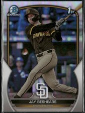 Jay Beshears 2023 1st Bowman Draft #BDC-166 Chrome Refractor Padres