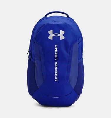 Under Armour Hustle 6.0 Backpack RoyalBlue UA Storm School 16in Laptop Book Bag