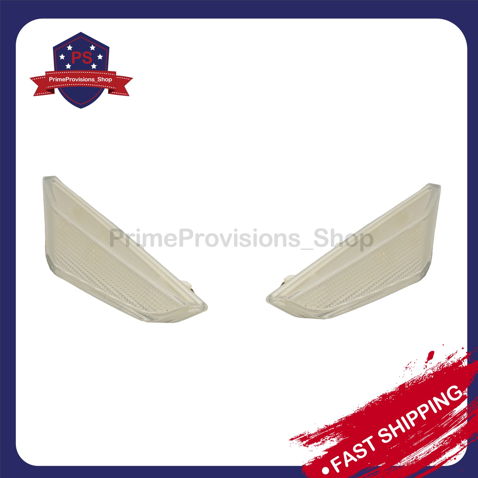 2PCS Fit Mclaren MP4-12C Rear Side Marker Lamp Light Reflector Lens