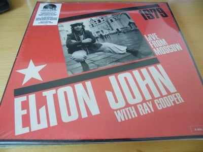 Elton John With Ray Cooper    Live From Moscow 2LP RSD - New and Sealed
