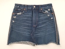Abercrombie Fitch Zoe Natural Rise Vintage A-Line Skirt Womens Size 27 4/S