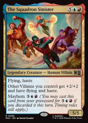 The Squadron Sinister Marvel Super Heroes Commander Magic: The Gathering MTG
