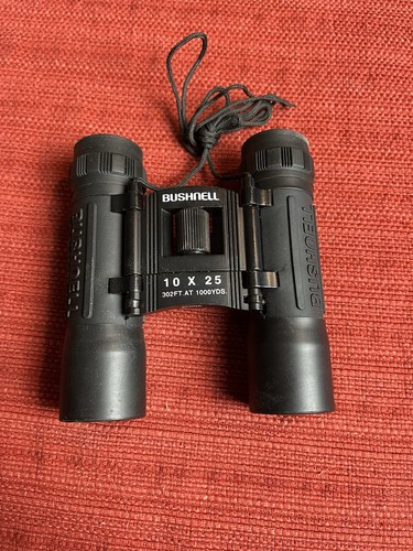 Bushnell Powerview Binoculars 10x25 Model 13-2516 With Case Box And Manual - Picture 2 of 18