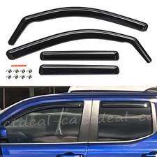 In-Channel Window Visor Vent Sun Rain Guard F...