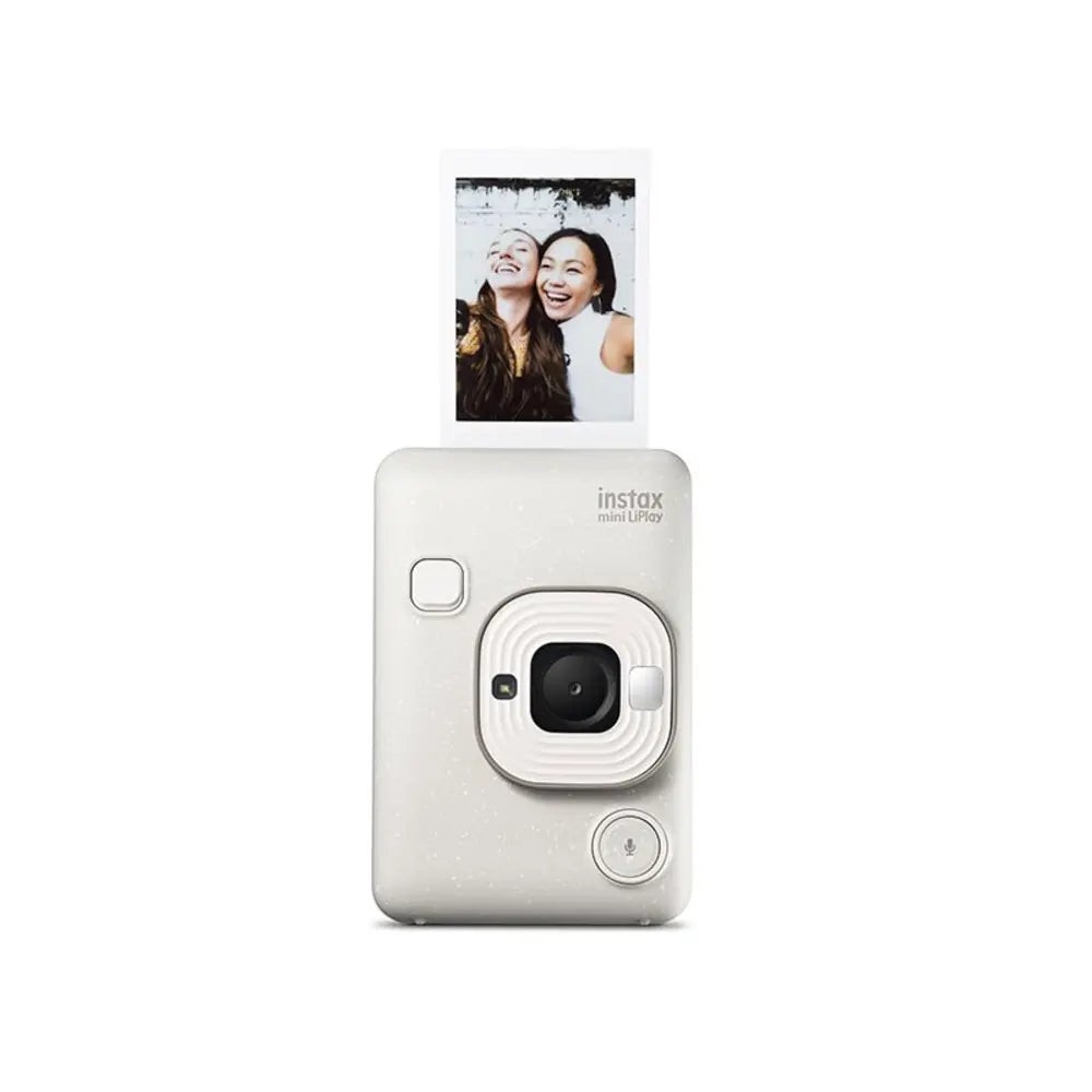 Fujifilm Instax Mini LiPlay Instant Camera, Misty White