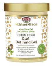  2 PACK African Pride Curl Defining Gel Aloe  Coconut Water 18 Ounce