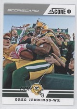 2012 Score Scorecard Greg Jennings #6 0a7