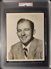 1950s Crooner, Bing Crosby TYPE 1 Photo PSA - Freshly Authenticated Headshot