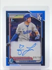 THAYRON LIRANZO 2024 BOWMAN CHROME 1ST AUTOGRAPH TRUE BLUE AUTO /150 Q2754