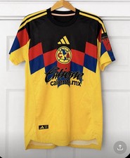 Club America HOME Yellow Soccer Jersey Mexico Futbol Jersey | Size Men’s Large