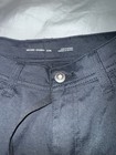 prAna Women's Black Solid Flat Front Pants Button Closure Logo Accents Size 0 — photo 1