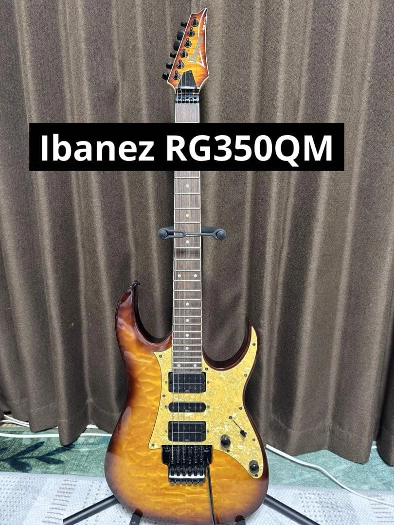 Ibanez RG350QM サンバースト Ibanez RG350QMシリーズ エレキギター