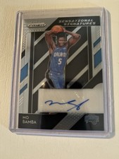 2018-19 Prizm Basketball Mo Bamba Rookie Sensational Signatures Card