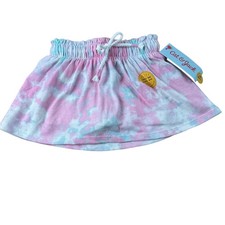 Cat  Jack Girl's Pink and Blue Tie-Dye Skort With Drawstring - Size 12M - NWT