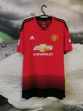 Manchester United MU 2018 - 2019 home football shirt jersey Adidas size 2XL