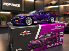 POP RACE Toyota Top Secret GT300 Supra 1:64 Diecast Tokyo auto salon 2025