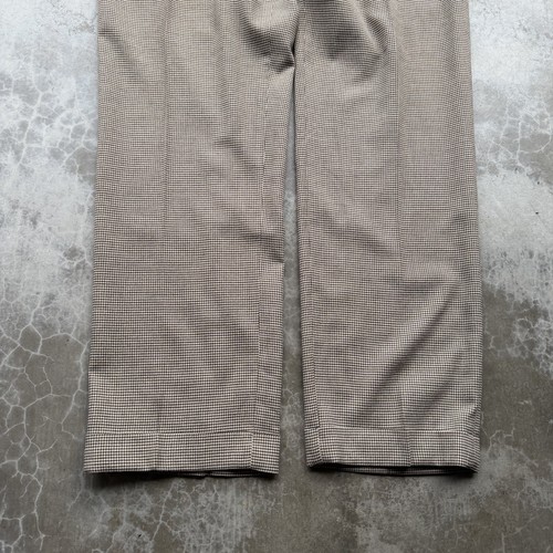 Vintage 90’s Polo Ralph Lauren Golf Wool Pleated Trousers Pants 38x34 Brown  - Picture 3 of 15