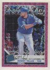 2019 Donruss Optic Rated Rookies Pink Velocity Prizm /199 Rowdy Tellez #52 s3g