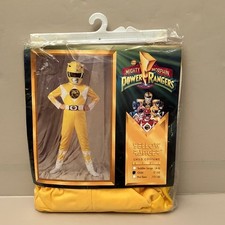 Vintage 1994 Mighty Morphin Power Rangers Yellow Ranger Costume 7-10 NIP No Mask