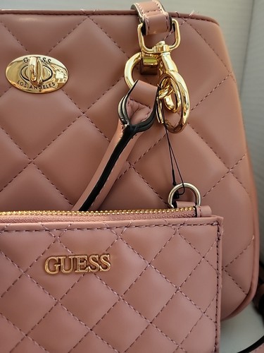 Borsa a tracolla GUESS Dusty Rose taglia media nuova con moneta abbinata... - Foto 9 di 9