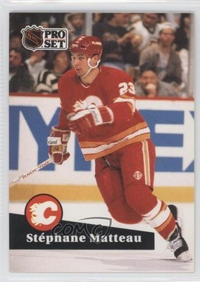 1991-92 Pro Set French Stephane Matteau #27 8a7